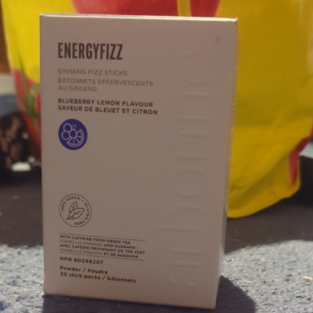 Arbonne EnergyFizz Ginseng Fizz Sticks - Blueberry Lemon